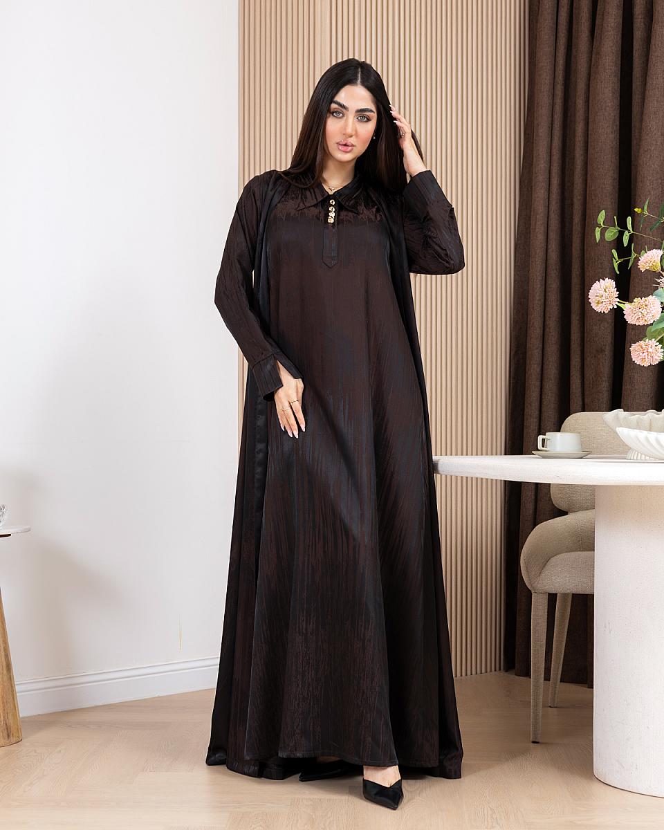 Mocha Flow Abaya - Image 1