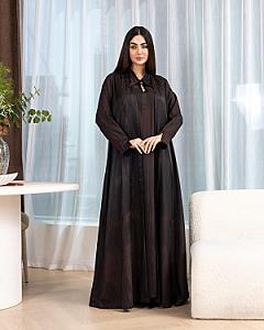 Mocha Flow Abaya - Image 2