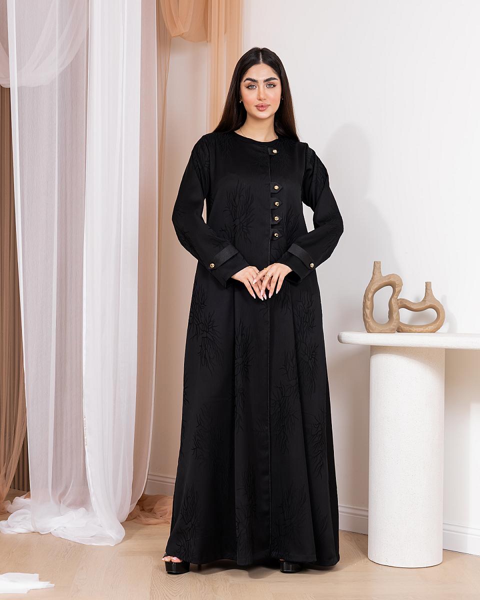 Black Veil Abaya - Image 1