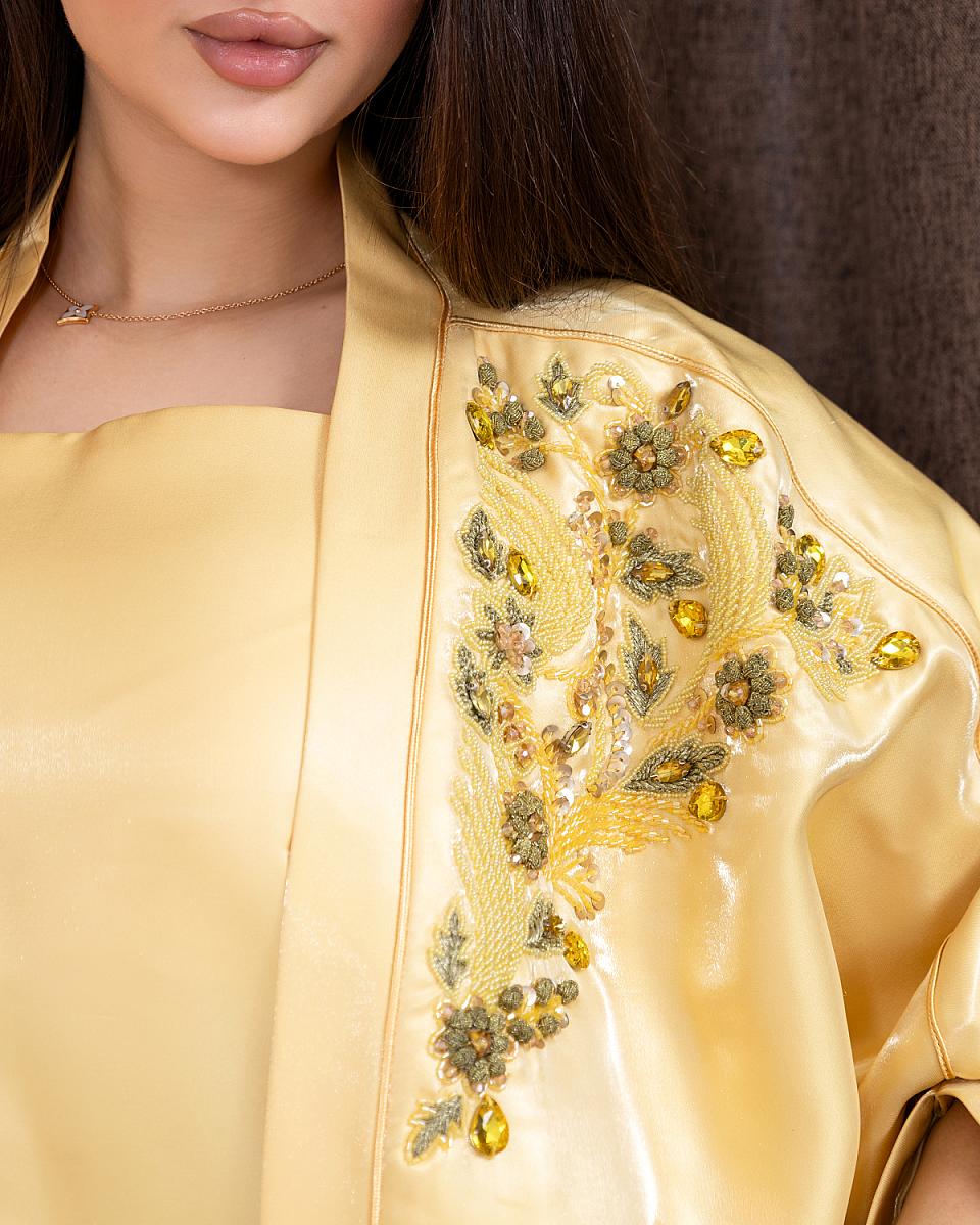 Golden Shine Abaya - Image 2