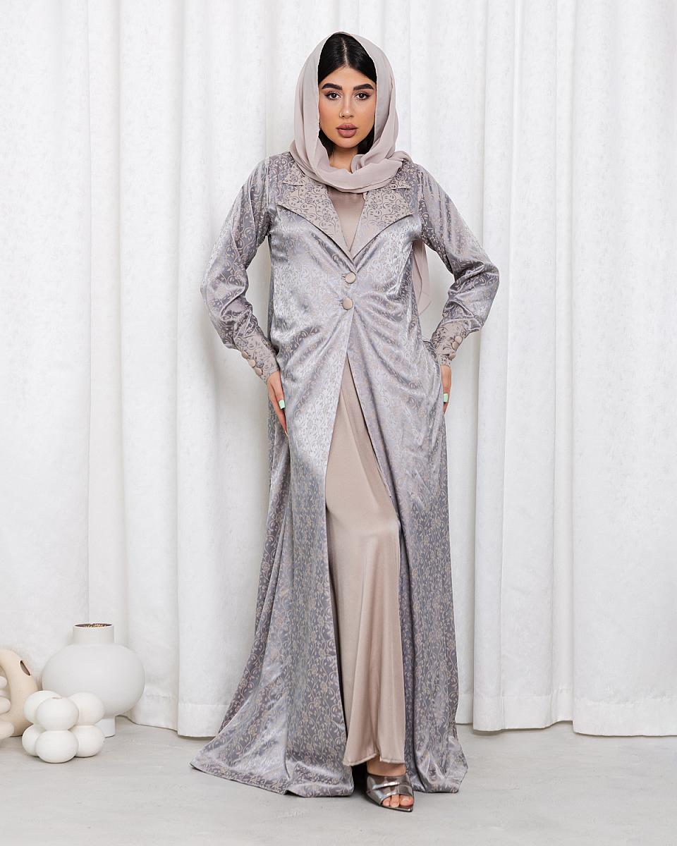 ashen abaya - Image 1