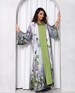 green opal abaya - Image 2