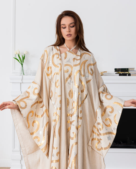 A tender abaya that feels like a gentle embrace. Designed for comfort and elegance