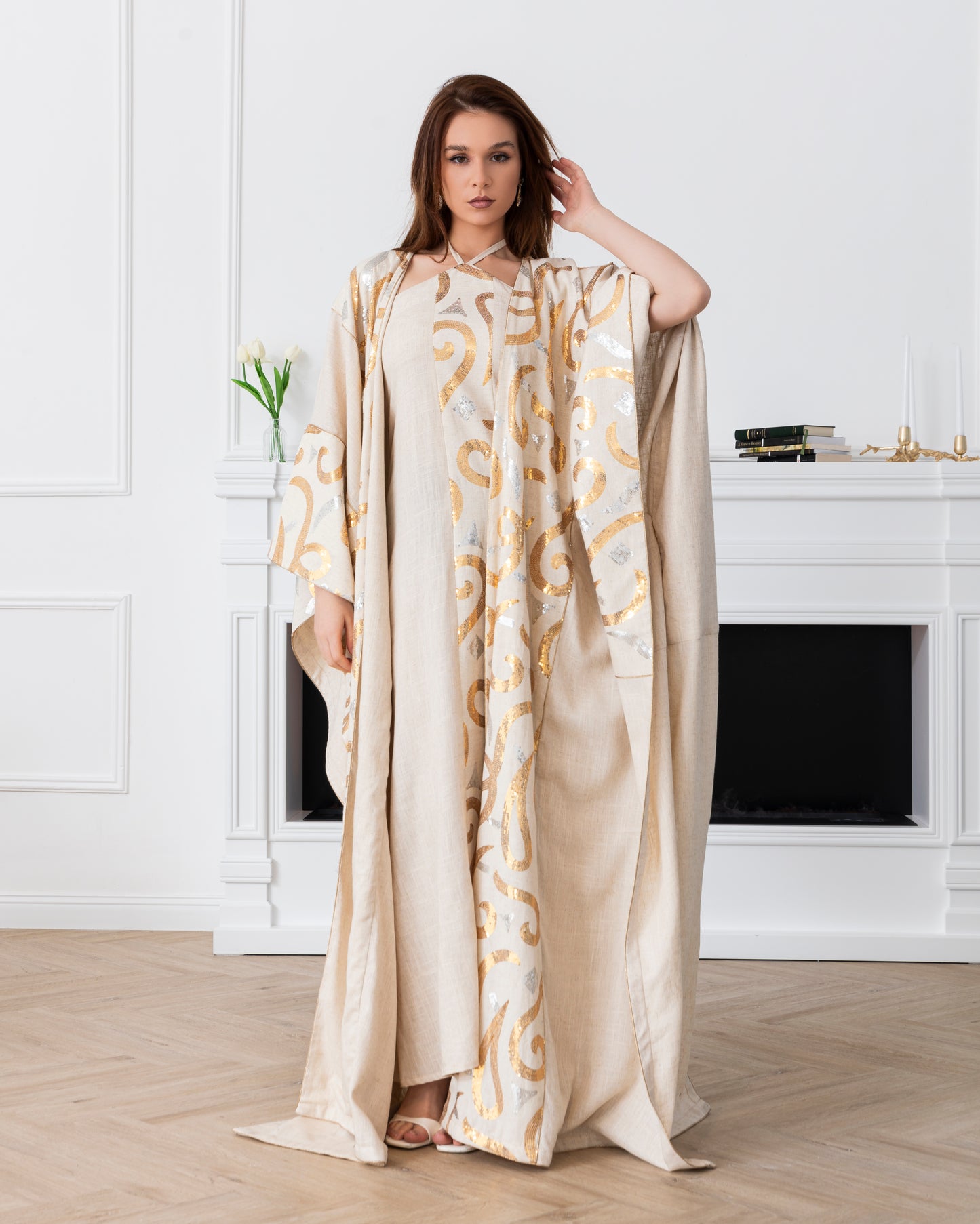 A tender abaya that feels like a gentle embrace. Designed for comfort and elegance