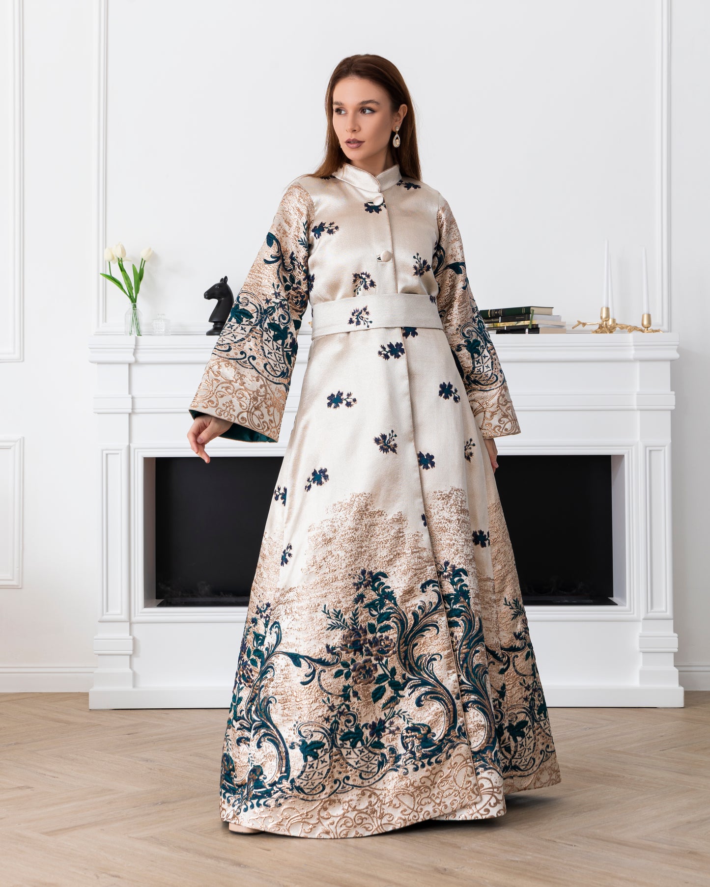 A blooming abaya that celebrates femininity. Designed for the modern, confident woman