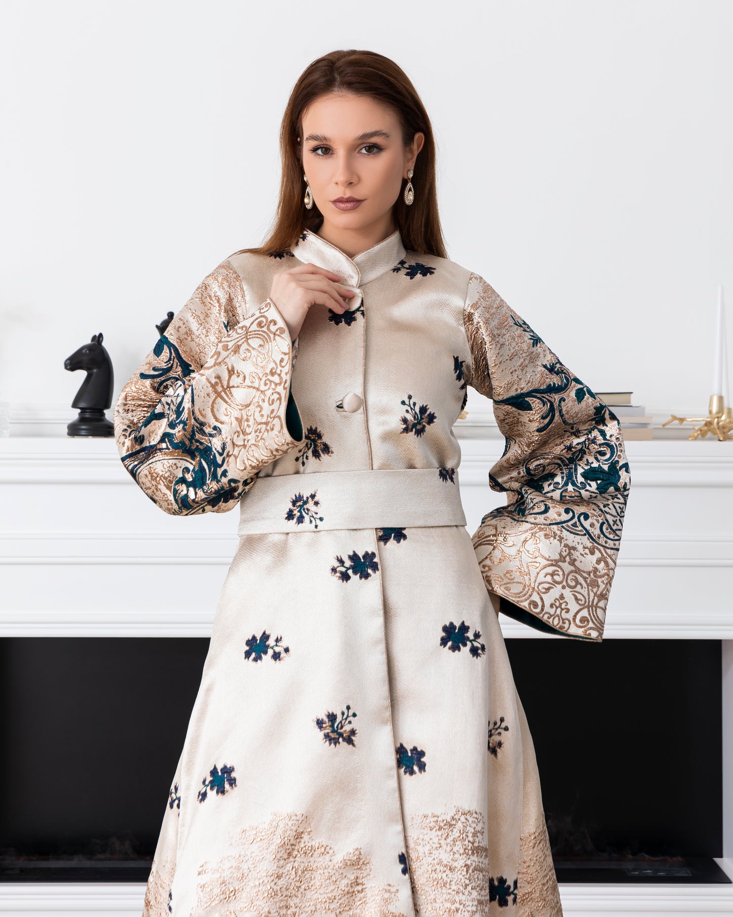 A blooming abaya that celebrates femininity. Designed for the modern, confident woman