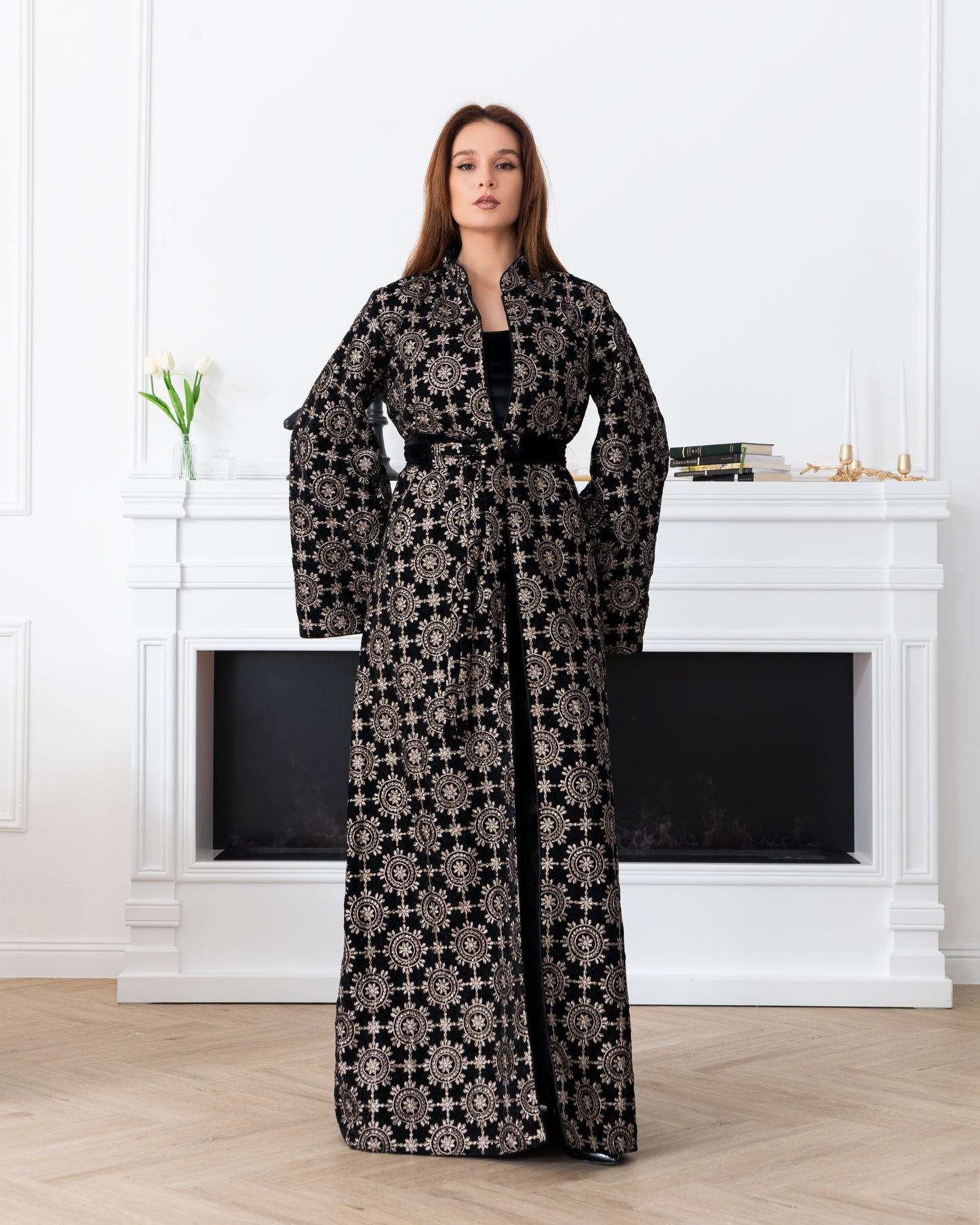 A regal abaya fit for a queen. Designed to make you feel like royalty