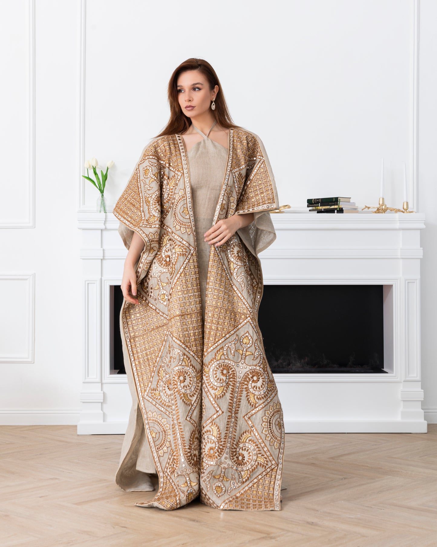 A starry abaya that sparkles with every move. Perfect for adding a touch of magic