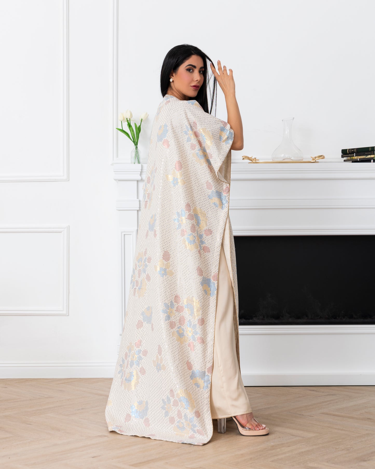 A joyful abaya that brings happiness to every step. Designed to make you feel vibrant